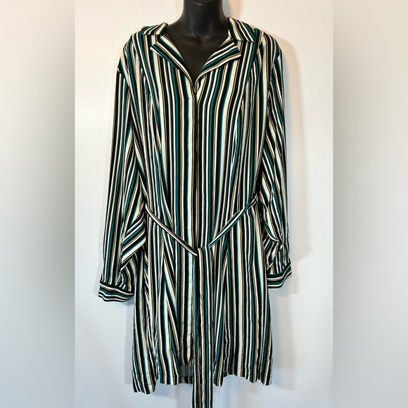 Torrid Striped Long Sleeve Dress Size 4X - Picture 4 of 11